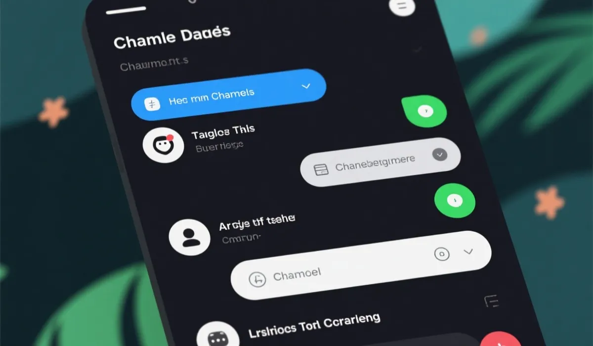 社群频道示意图